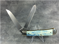 2007 Case 6254 SS Smooth Light Blue & White Appaloosa Christmas Trapper