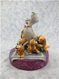 LADY AND THE TRAMP 7-1/4 inch Markrita Pin Box (Walt Disney Gallery, 2005)
