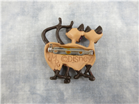LADY AND THE TRAMP 7-1/4 inch Markrita Pin Box (Walt Disney Gallery, 2005)