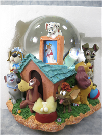 DISNEY'S DOGS 7 inch Musical Snowglobe (Disney Direct, #29135)