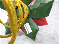 TINKER BELL 8 inch Disney Poinsettia Christmas Tree Topper Figurine (Jim Shore, Enesco, 4023546, 2011)