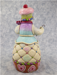 TASTY TRADITIONS 9-1/4 inch Gingerbread Snowman Figurine (Jim Shore, Enesco, 4034371, 2013)