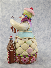 TASTY TRADITIONS 9-1/4 inch Gingerbread Snowman Figurine (Jim Shore, Enesco, 4034371, 2013)