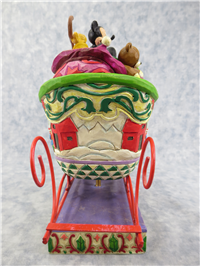LAUGHING ALL THE WAY 8-3/4 inch Disney Mickey Mouse/Santa Sleigh Figurine (Jim Shore, Enesco, 4005626, 2006)