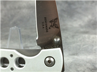 BENCHMADE 612-CLR *Pat Crawford* ATS-34 Stainless Steel Linerlock Leopard Knife