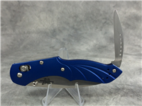 BENCHMADE Switchback 921 *Warren Osborne* Blue Aluminum 2-Blade Axis Lock