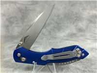 BENCHMADE Switchback 921 *Warren Osborne* Blue Aluminum 2-Blade Axis Lock