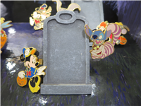 Disney Haunted Halloween Tombstone Diorama/Display Box with 13 Limited Edition Pins