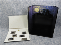 Disney Haunted Halloween Tombstone Diorama/Display Box with 13 Limited Edition Pins