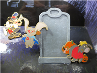 Disney Haunted Halloween Tombstone Diorama/Display Box with 13 Limited Edition Pins