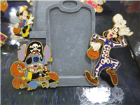 Disney Haunted Halloween Tombstone Diorama/Display Box with 13 Limited Edition Pins