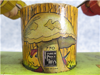DOPEY & DOC Snow White Dwarfs Drummer Pull Toy #770 (Walt Disney ENT/Fisher Price, 1937)