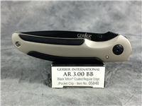 GERBER INTERNATIONAL AR 3.00 BB Black Plain Edge Blade Linerlock