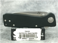 SOG Twitch XL TWI-22 Black Assisted Open Lockback