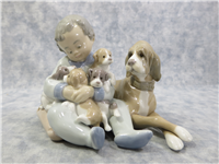 NEW PLAYMATES Porcelain Figurine (Lladro, #5456, 1987)