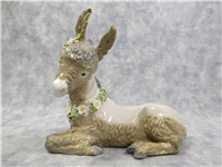 BEAUTIFUL BURRO 5-1/2 inch Porcelain Figurine  (Lladro, #5683, 1989)