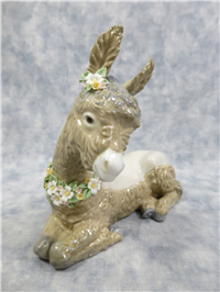 BEAUTIFUL BURRO 5-1/2 inch Porcelain Figurine  (Lladro, #5683, 1989)