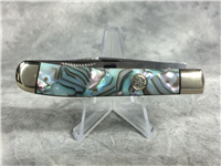 1995 BULLDOG Abalone Swirl Celluloid 2-Blade Trapper