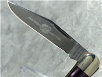 JOHN PRIMBLE Purple Swirl Celluloid 3-Blade Whittler