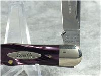JOHN PRIMBLE Purple Swirl Celluloid 3-Blade Whittler