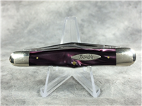 JOHN PRIMBLE Purple Swirl Celluloid 3-Blade Whittler