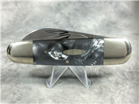 1991 KA-BAR ETN91 Abalone Swirl Celluloid 3-Blade Elephant Toenail Whittler