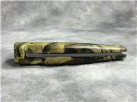 2002 BUCK 450 Protege Camo Serrated Lockback  with Sheath