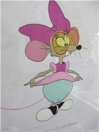 ROCK-A-DOODLE Peepers Character Guide Animation Cel (Don Bluth, 1991)