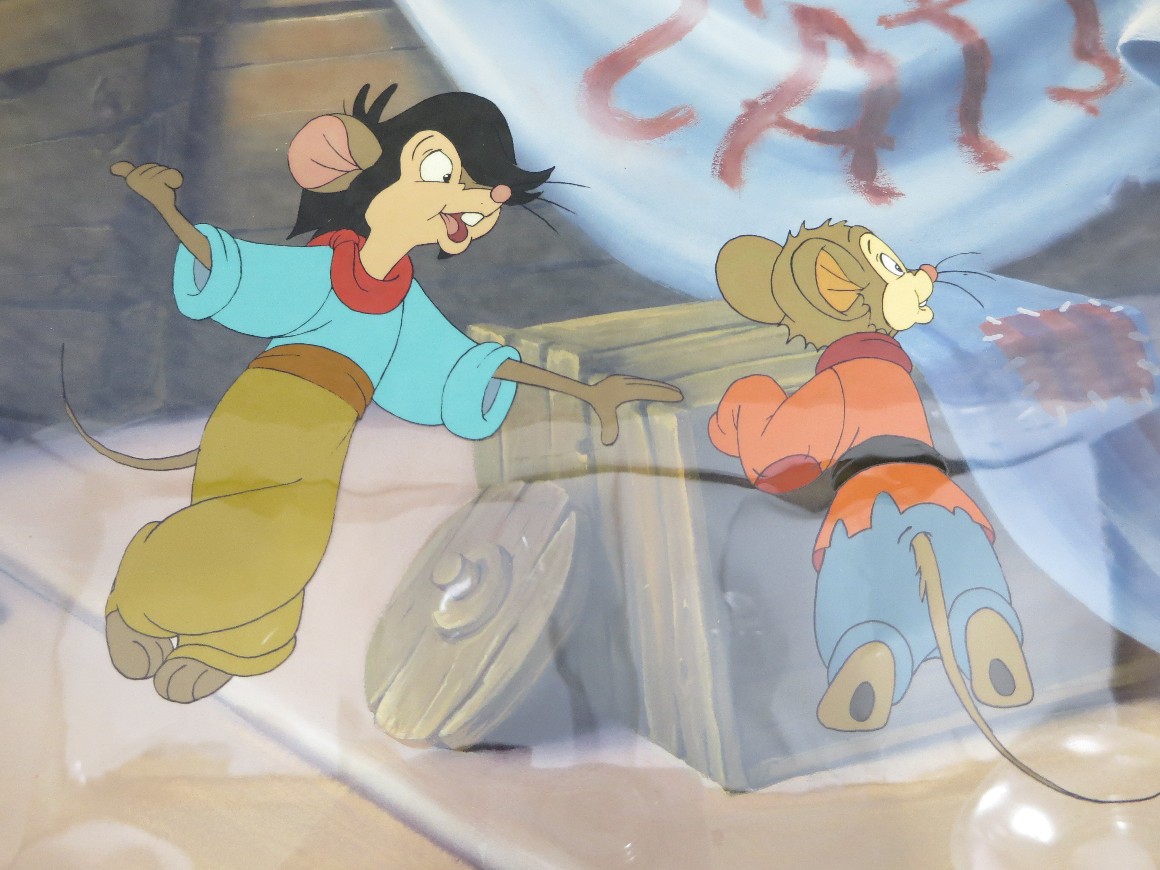 How much is AN AMERICAN TAIL Fievel Original Animation Production Cel ...