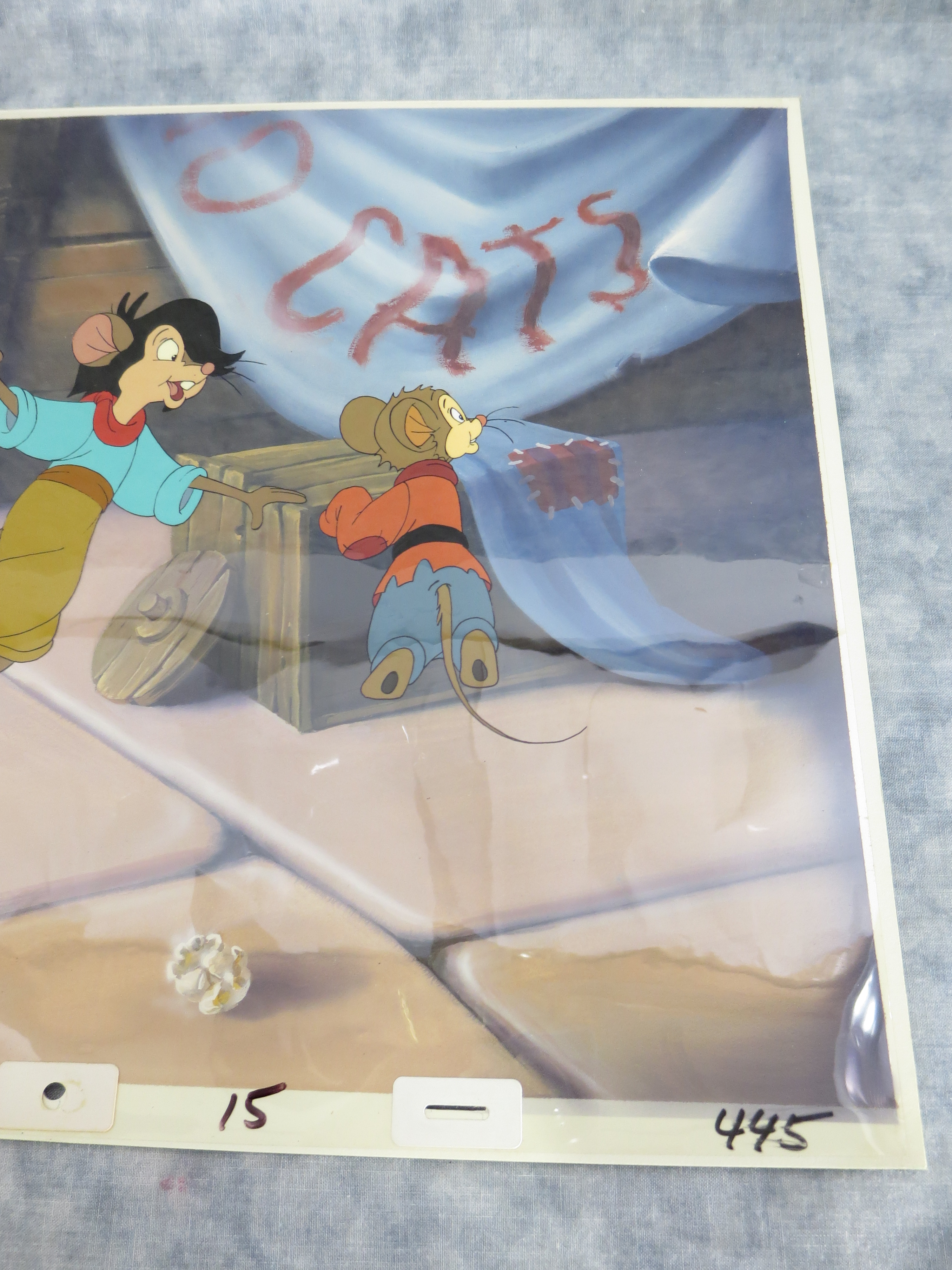 How much is AN AMERICAN TAIL Fievel Original Animation Production Cel ...