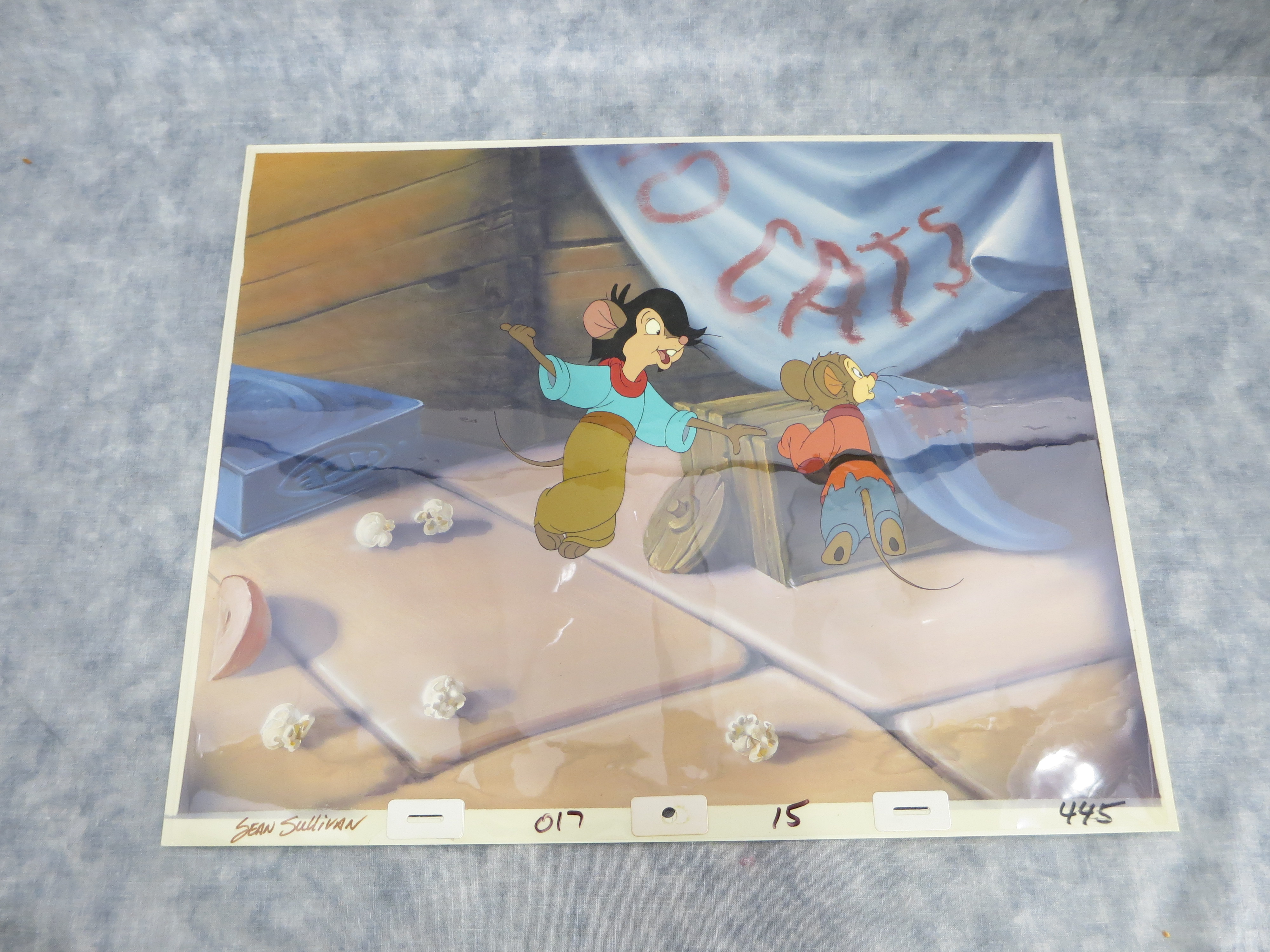 How much is AN AMERICAN TAIL Fievel Original Animation Production Cel ...