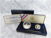 1996 Smithsonian Gold Silver 2 Coin Proof Set