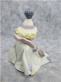 PIERROT WITH PUPPY Porcelain Figurine (Lladro, #5277)