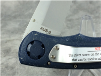 GIGAND ADVENTURER *Fred Carter* Blue AUS-8 Stainless Folding Linerlock Knife