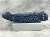 GIGAND ADVENTURER *Fred Carter* Blue AUS-8 Stainless Folding Linerlock Knife