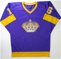 1970 16 Signed KINGS Sewn-On Style NHL Jersey Size XL