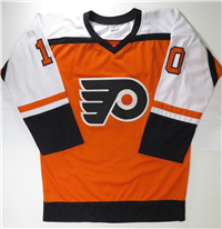 1970 10 Signed FLYERS Sewn-On Style NHL Jersey Size L