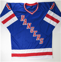 1970 8 Signed RANGERS Sewn-On Style NHL Jersey Size XL
