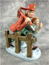 Norman Rockwell THE ALARM 6" Figurine (Danbury Mint, Series II)