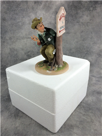 Norman Rockwell  SPEED TRAP  6" Figurine (Danbury Mint, Series II)