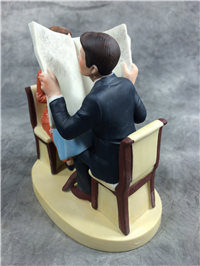 Norman Rockwell  BREAKFAST CONVERSATION  5-5/8" Figurine (Danbury Mint, Series II)