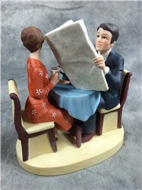 Norman Rockwell  BREAKFAST CONVERSATION  5-5/8" Figurine (Danbury Mint, Series II)