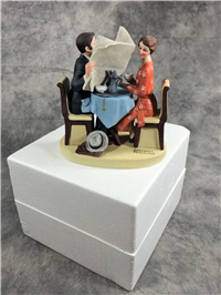 Norman Rockwell  BREAKFAST CONVERSATION  5-5/8" Figurine (Danbury Mint, Series II)