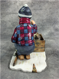 Norman Rockwell A BOY MEETS HIS DOG Four Seasons 6" Figurine (Gorham, 1958)