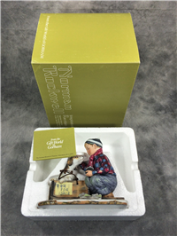 Norman Rockwell A BOY MEETS HIS DOG Four Seasons 6" Figurine (Gorham, 1958)