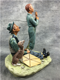 Norman Rockwell SOARING SPIRITS Grand Pals Four Seasons 8-1/2" Figurine (Gorham)
