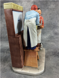 Norman Rockwell YEAR END COUNT Helping Hand Four Seasons 7-1/2" Figurine (Gorham)