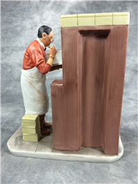 Norman Rockwell YEAR END COUNT Helping Hand Four Seasons 7-1/2" Figurine (Gorham)