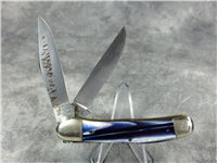 BUCK CREEK Handmade Blue/White 2-Blade Copperhead