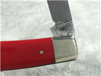 BUCK CREEK Handmade Red 3-Blade Stockman